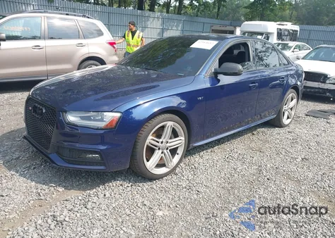 2014 Audi S4 3.0T Premium Plus from USA, damaged, VIN WAUKGAFL4EA061331